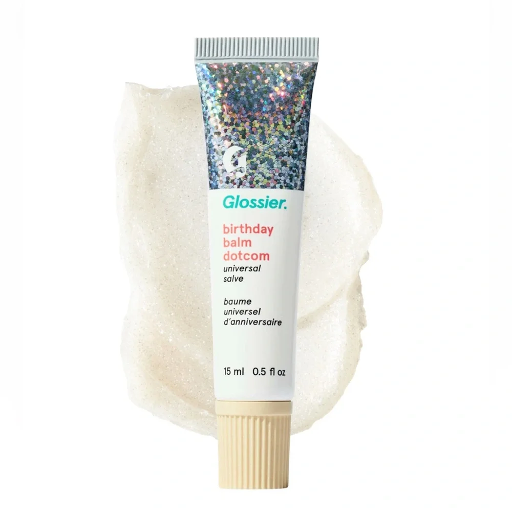 Glossier🎀 Birthday Balm Dotcom Lip Balm Universal Skin Salve NWOB